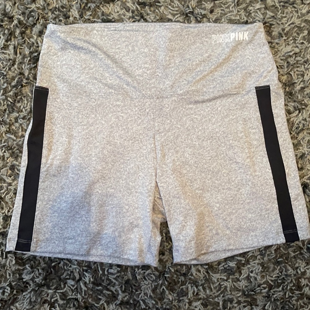 Victoria’s Secret Pink gray bike shorts